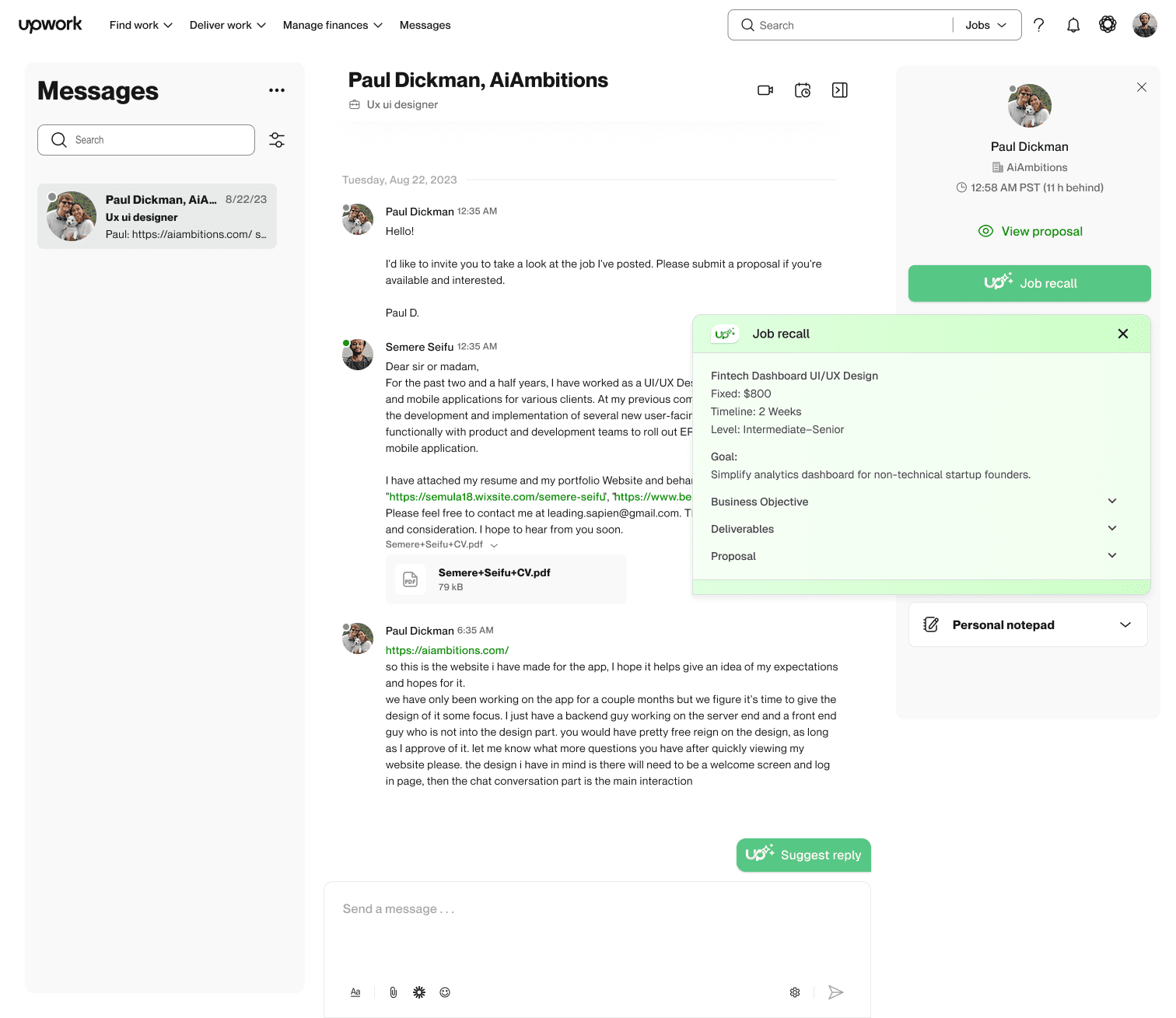 UPXL negotiation-aware reply draft